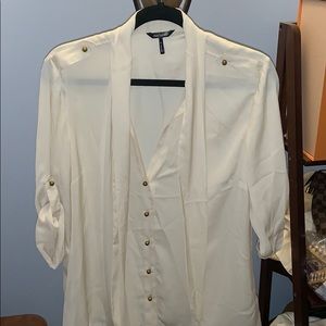Cream blouse